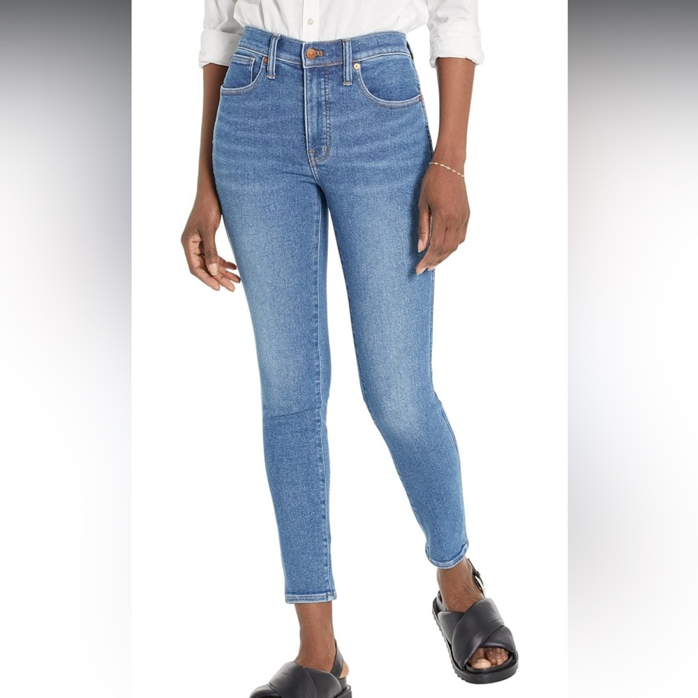 Madewell 10" High-Rise Skinny Crop Jeans